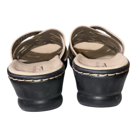 CLARKS Collection Ultimate Comfort Lexi Selina Women's Wedge Slide Sandals Sz 6 - Picture 2 of 6